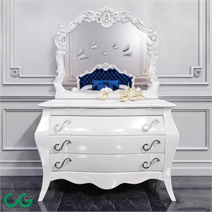 Neo - Classic Dressing Table 3d Model